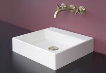 DEANTE - Correo alabaster Granit umývadlo na dosku - 500x400 mm CQR_AU5S