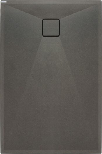 DEANTE - Correo antracit metalic - Granitová sprchová vanička, obdĺžniková, 140x80 cm KQR_T48B
