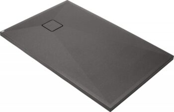 DEANTE - Correo antracit metalic - Granitová sprchová vanička, obdĺžniková, 140x80 cm KQR_T48B