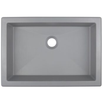 DEANTE - Correo metallic grey Granit umývadlo - 500x400 mm CQR_SU5U