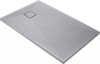 DEANTE - Correo šedá metalic - Granitová sprchová vanička, obdĺžniková, 100x80 cm KQR_S46B