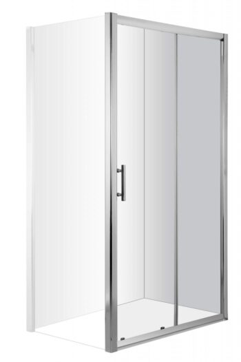 DEANTE - Cynia chróm - Sprchové dvere, zapustené, 110 cm - posuvné KTC_011P
