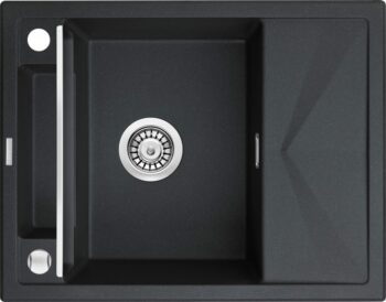 DEANTE DEANTE - Magnetic grafit metalic - Magnetic Granitový drez s odkvapkávačom ZRM_G11A