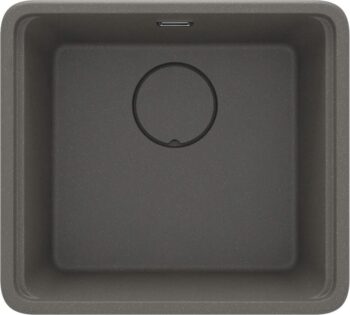 DEANTE DEANTE - Momi anthracite metallic Granitový drez, 1-bowl ZKM_T10A