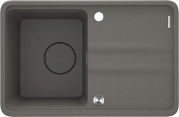 DEANTE DEANTE - Momi anthracite metallic Granitový drez, 1-bowl with drainer ZKM_T11A