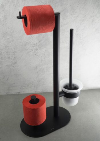 DEANTE - Round čierna - Stojan na toaletný papier, 3 - funkcia ADR_N732
