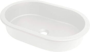 DEANTE - Silia - Granitové umývadlo biela oval CQS_AU6U