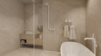 DEANTE - Silia alabaster Granit umývadlo, oval CQS_AU6S