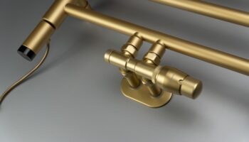 DEANTE - Silia matné zlatt vykurovacia tyč - 400 W AGI_R401