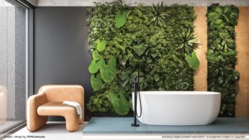 DEANTE - Silia nero Vaňová batéria, voľne stojaca, so sprchovacím setom BQS_N17M