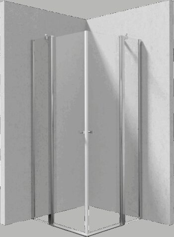 DEANTE/S - Sprchovací kút dvojité výklopné 100x100 KTSU043P+KTSU043P KERRIA/0406