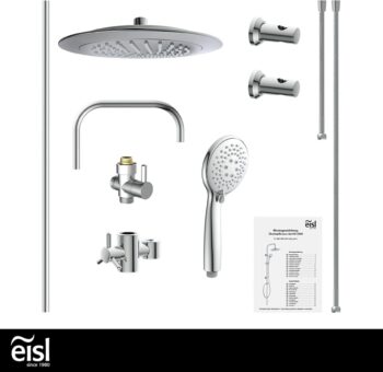 Eisl Eisl - Nalepovací sprchový set bez batérie, chróm DX12009 DX12009