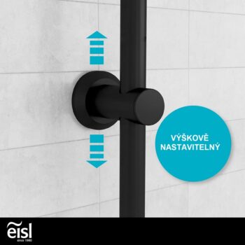 Eisl Eisl - Sprchový set bez batérie EASY ENERGY, čierna DX12004BL DX12004BL