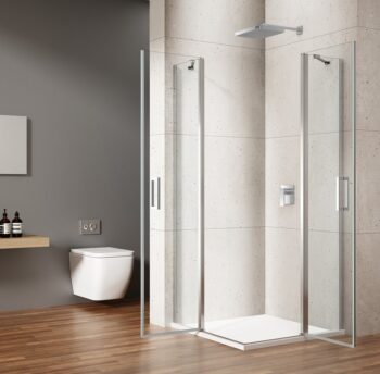 GELCO - LORO štvorcová sprchová zástena 900x900 rohový vstup GN4890-01