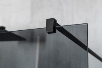 GELCO - VARIO BLACK jednodielna sprchová zástena do priestoru, matné sklo, 1300  GX1413GX2214