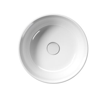 GSI - KUBE X keramické umývadlo na dosku, priemer 40cm, biela ExtraGlaze 942611