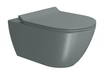 GSI - PURA závesná WC misa, Swirlflush, 36x55cm, agave dual-mat 881504