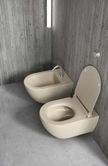 GSI - PURA závesná WC misa, Swirlflush, 36x55cm, creta dual-mat 881508