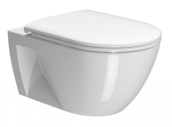 GSI - WC sedátko, Soft Close, Quick Release, biela/chórm MS992C11