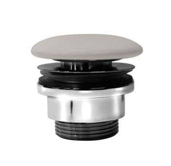 GSI umývadlová výpust 5/4", neuzatvárateľná, keramická krytka, 5-65, creta mat PVC08