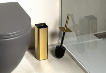 Gedy - JACK WC kefa na postavenie, zlato mat 133488