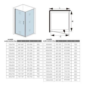 H K - Obdĺžnikový sprchovací kút MELODY D1 80x70 cm s jednokrídlovými dverami vrátane sprchovej vaničky z liateho mramoru SE-MELODYD18070/THOR-8070