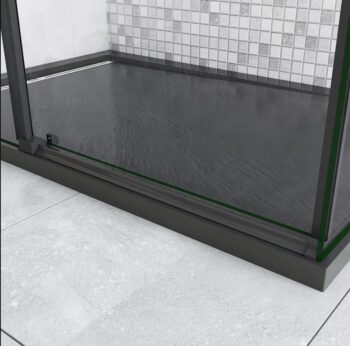 H K - Sprchovací kút DIAMOND BLACK 120x90 cm Ľ/P variant SE-DIAMONDBL12090
