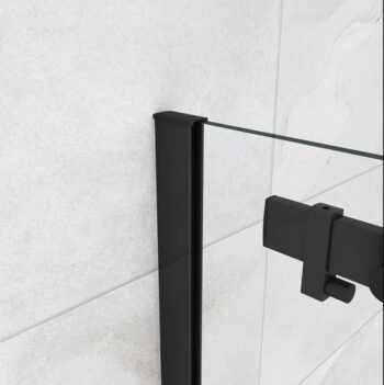 H K - Sprchovací kút DIAMOND BLACK 120x90 cm Ľ/P variant SE-DIAMONDBL12090