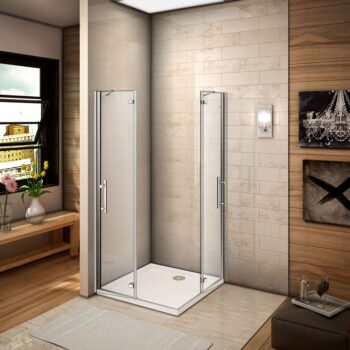 H K - Sprchovací kút MELODY F5 R129, 120x90 cm s jednokrídlovými dverami, rohový vstup vrátane sprchovej vaničky z liateho mramoru SE-MELODYF5R129/THOR-12090