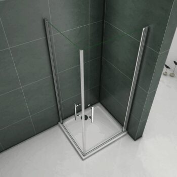 H K - Sprchovací kút SOLO D1 R768, 76x80x185 s dvoma jednokrídlovými dverami, rohový vstup vrátane sprchovej vaničky z liateho mramoru SE-SOLOD1R768/THOR-8076