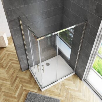 H K - Sprchovací kút štvorcový, SIMPLE BASIC 70x70x185 cm L/P variant, rohový vstup vrátane sprchovej vaničky z liateho mramoru SE-SIMPLE7070-185/THOR-70SQ