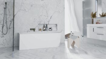 H K - Voľne stojaca akrylátová vaňa Daphne 170x80 cm ľavá varianta Daphne170L
