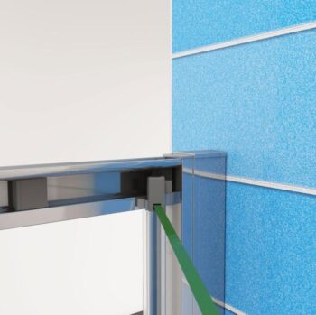 H K - Zalamovacie dvere MONO B8 76-80 x 185 cm SE-MONOB880SET