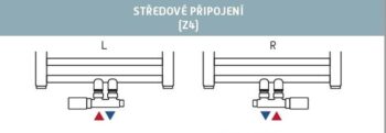 HOPA - Univerzálny stredový ventil HYBRID - Farebné prevedenie - Čierna RDHYBRIDSADAB