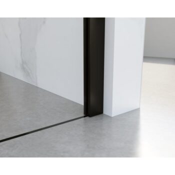 HOPA - Walk-in sprchovací kút LAGOS NEW - Farba rámu - Čierna, Rozmer A - 90 cm BCLAGO90MBCN