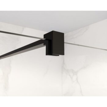 HOPA - Walk-in sprchovací kút LAGOS NEW - Farba rámu - Čierna, Rozmer A - 90 cm BCLAGO90MBCN
