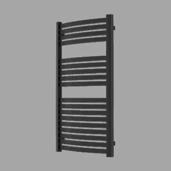 INVENA - Kúpeľňový radiátor 540 x 1000, čierny UG-03-100-A