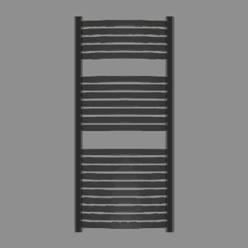 INVENA - Kúpeľňový radiátor 540 x 1200, čierny UG-03-120-A