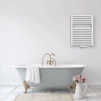 INVENA - Kúpeľňový radiátor 540 x 800, biely UG-01-080-A