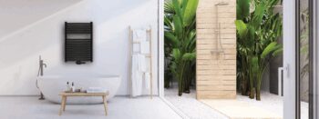 INVENA - Kúpeľňový radiátor 540 x 800, čierny UG-03-080-A