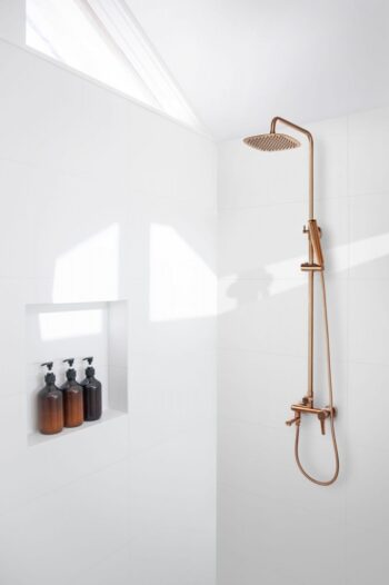 INVENA - Sprchový stĺp GLAMOUR, meď AU-05-B14-V
