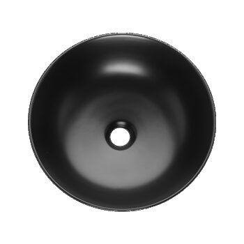 INVENA - Umývadlo na dosku TINOS TREND, 39,5 cm, čierna CE-43-005-C
