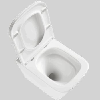 INVENA - Závesná WC misa FLORINA, vrátane soft/close sedátka CE-94-001-L