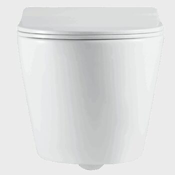 INVENA - Závesná WC misa LIMNOS, vrátane soft/close sedátka CE-93-001-L