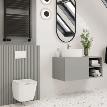 INVENA - Závesná WC misa PAROS, vrátane soft/close sedátka CE-90-001-W