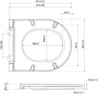 ISVEA - INFINITY WC sedátko SLIM, Soft Close, Easy Take, matná zelena Petrol 40KF0545I-S