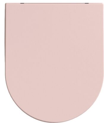 ISVEA - INFINITY WC sedátko SLIM, Soft Close, Easy Take, ružová Salmon 40KF0541I-S