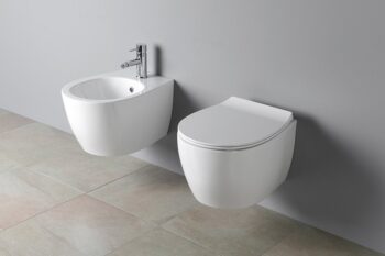 ISVEA - SENTIMENTI závesná WC misa, Rimless, 36x51cm, biela 10AR02012
