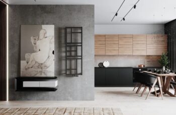 Instalprojekt - Kúpeľňový radiátor MONDRIAN - Farba radiátora - Čierna, Pripojenie radiátora - Stredové 50 mm, Rozmer radiátora - 500 x 1140 mm, výkon 417 W RADMON501131SP