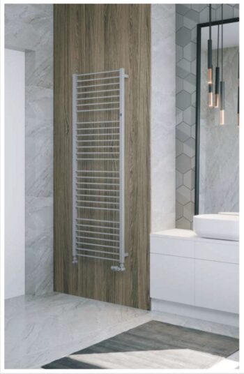 Instalprojekt - Kúpeľňový radiátor PIKO - Farba radiátora - Biela, Pripojenie radiátora - Klasické (spodné), Rozmer radiátora - 630 × 1529 mm, výkon 761 W RADPIK601535